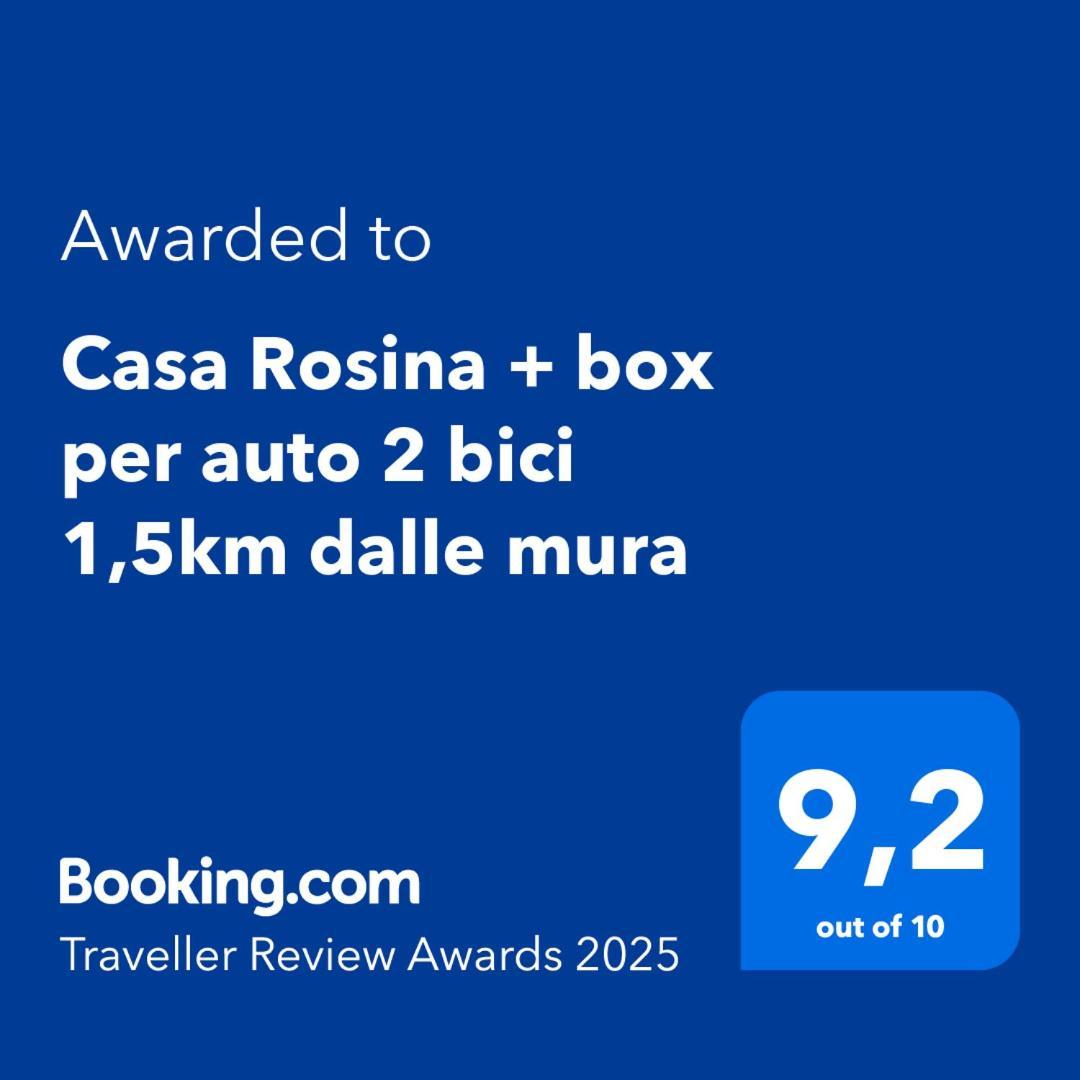 Casa Rosina + Box Per Auto 2 Bici 1,5Km Dalle Mura Lukka Zewnętrze zdjęcie